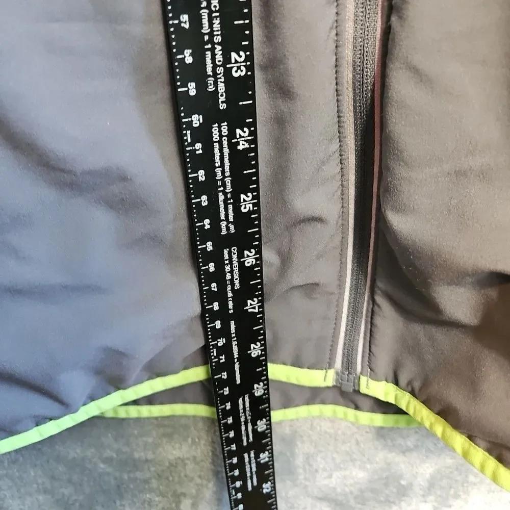 Under Armour Heatgear Fitted Men's Lg Gray Running Jacket Zip